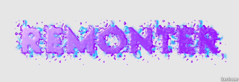 Remonter Effet de Texte