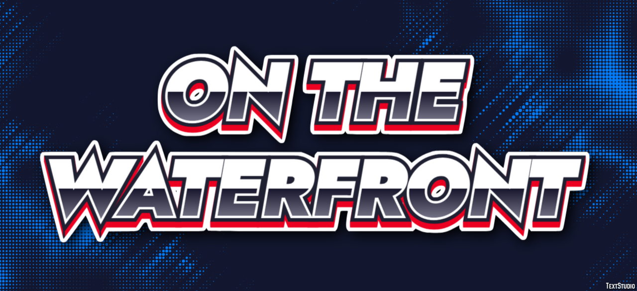 On the Waterfront Text Effect