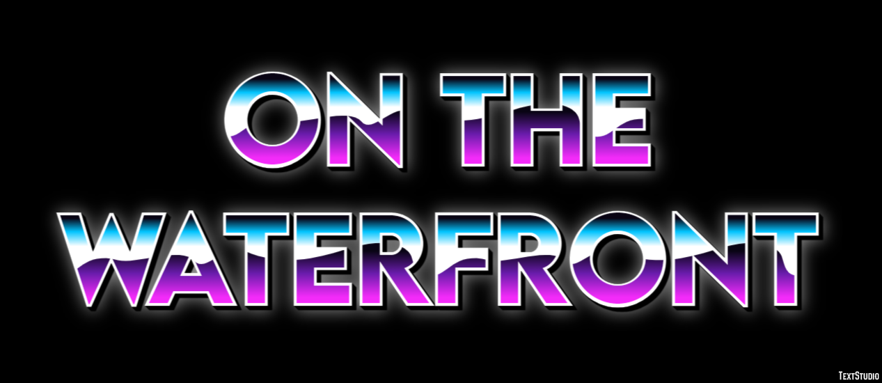 On the Waterfront Text Effect
