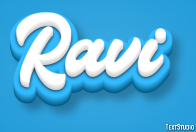 Ravi Text Effect