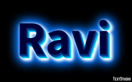 Ravi Text Effect