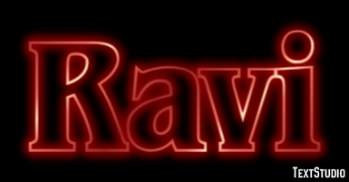 Ravi Text Effect
