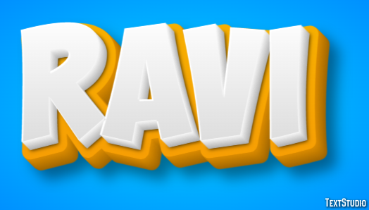 Ravi Text Effect