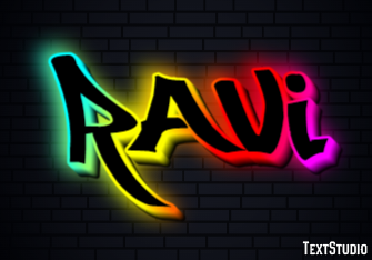 Ravi Text Effect