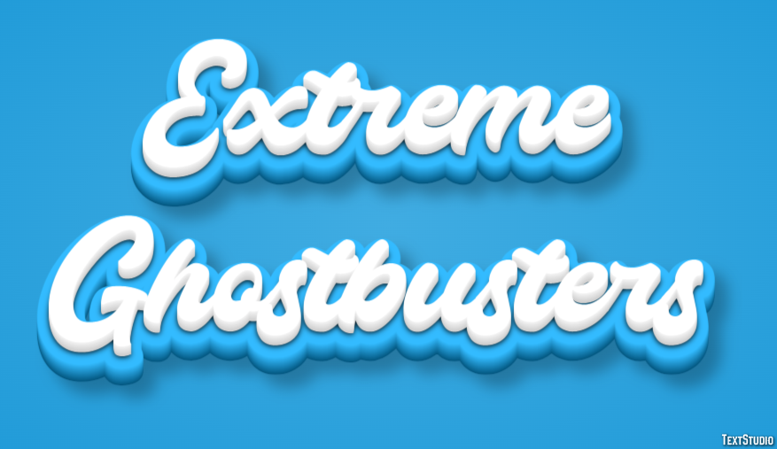 Extreme Ghostbusters Text effect