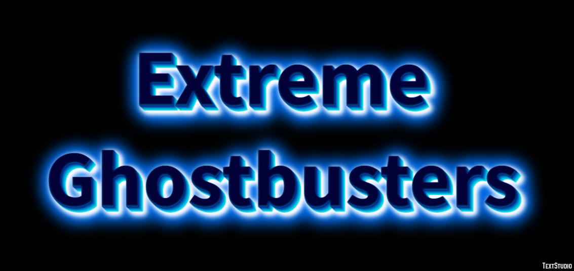 Extreme Ghostbusters Effet de Texte