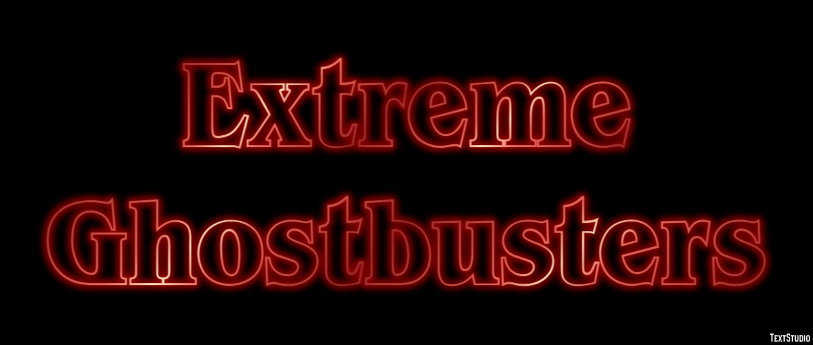Extreme Ghostbusters Text Effect