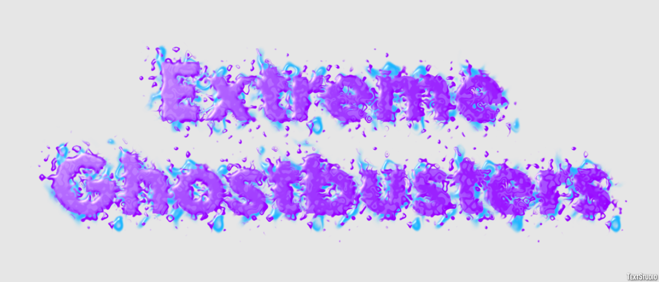 Extreme Ghostbusters Efecto de Texto