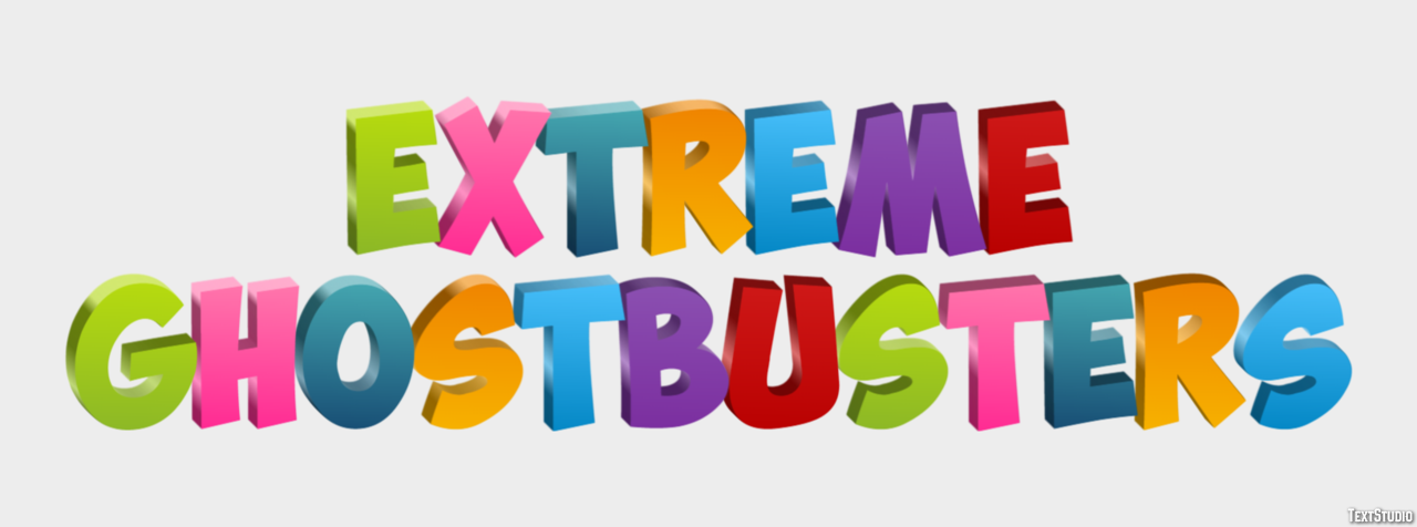 Extreme Ghostbusters Text Effect