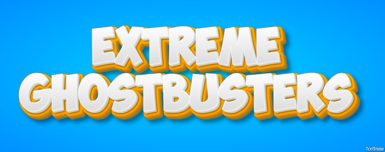 Extreme Ghostbusters Effetto testo