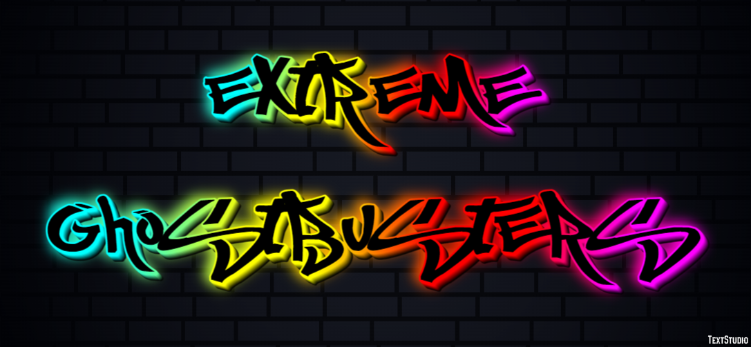 Extreme Ghostbusters Text Effect