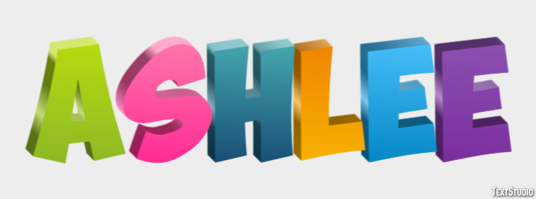 Ashlee Text Effect