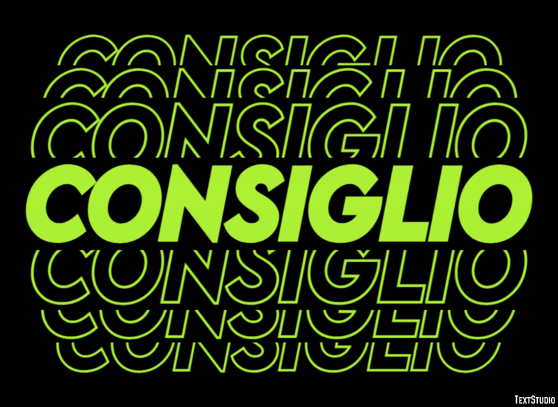 Consiglio Texteffekt