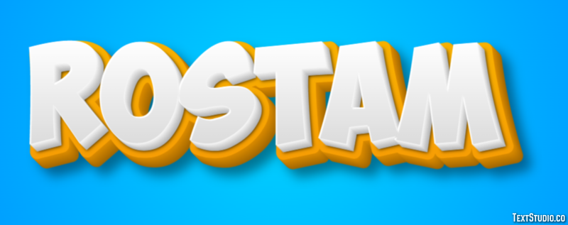 Rostam Texteffekt