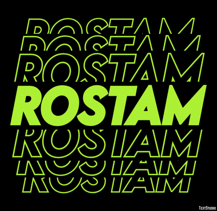 Rostam Texteffekt