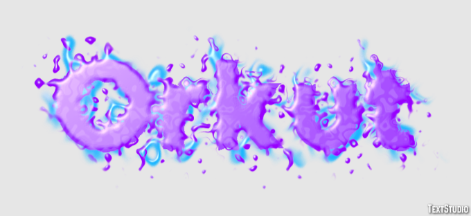 Orkut Efecto de Texto