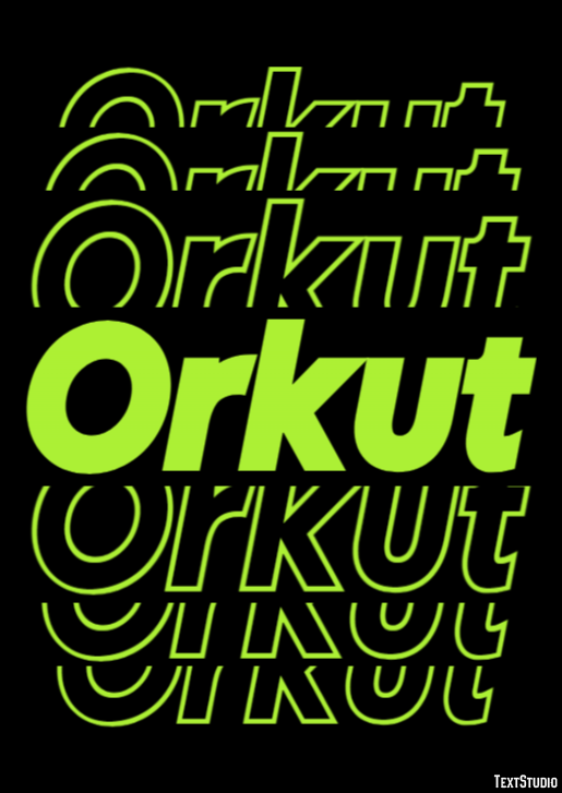 Orkut Efecto de Texto