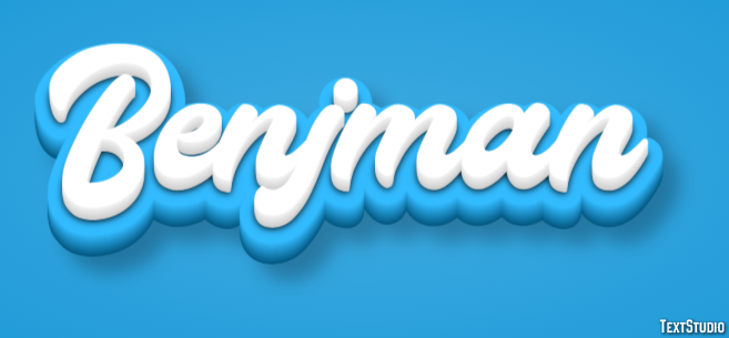 Benjman Text effect