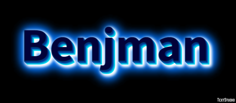 Benjman Text effect