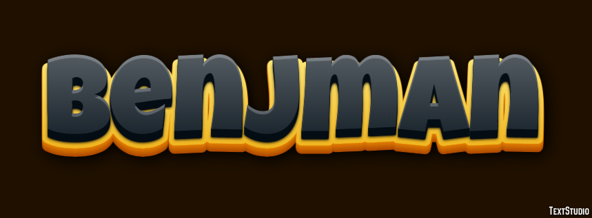 Benjman Text effect