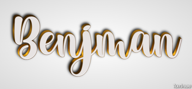 Benjman Text Effect