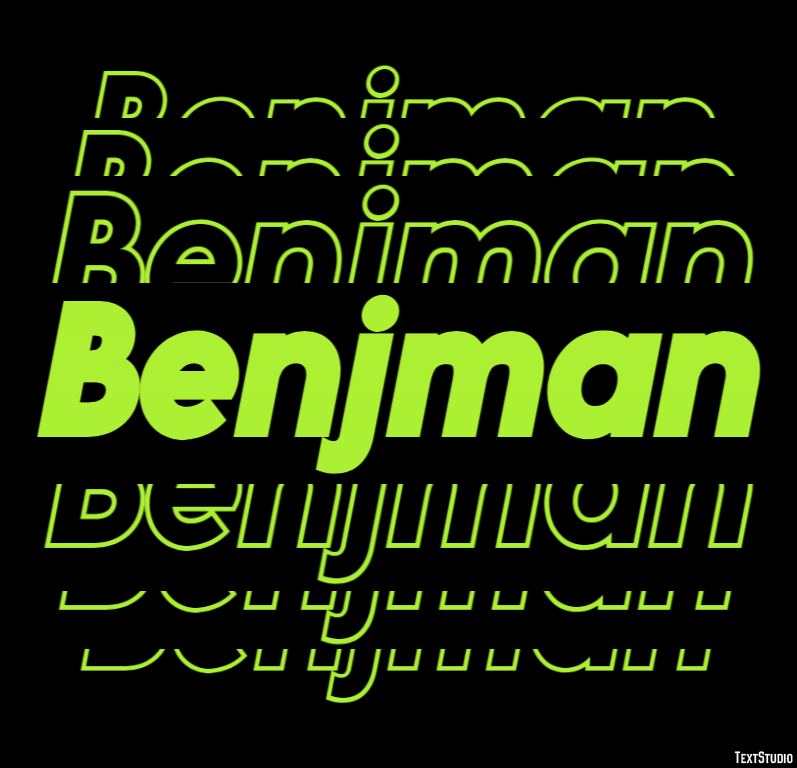 Benjman Text Effect