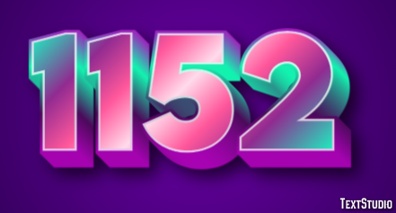 1152 Text Effect