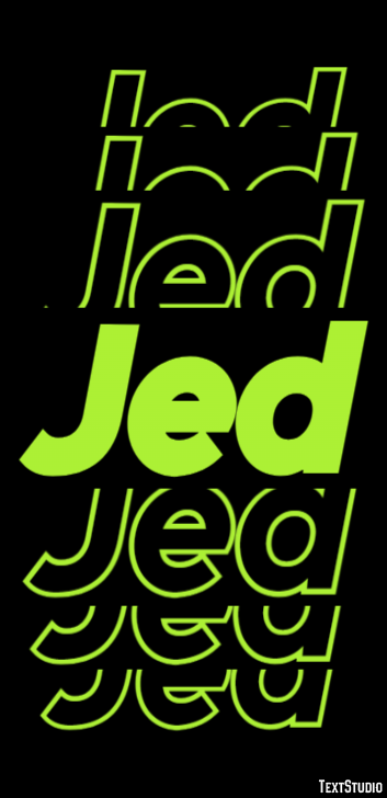 Jed Text effect