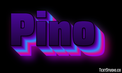 Pino Tekst Effect