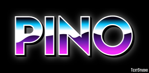 Pino Effetto testo