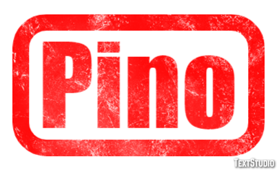 Pino Effetto testo