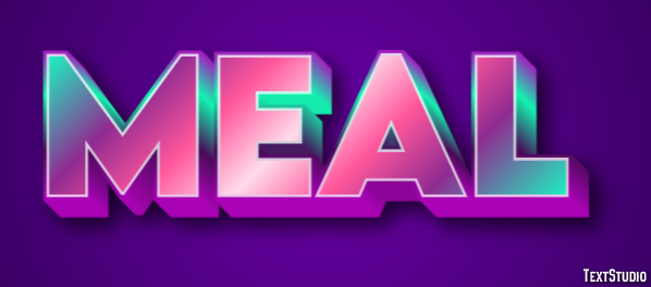 Meal Effet de Texte
