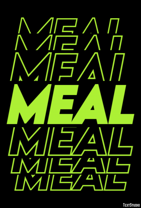 Meal Efecto de Texto