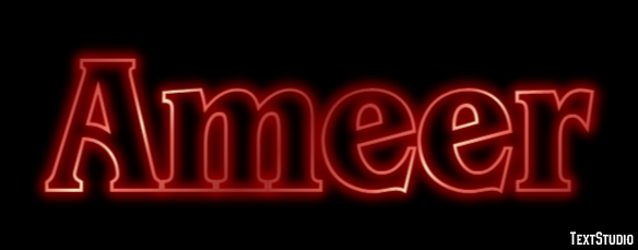Ameer Text effect