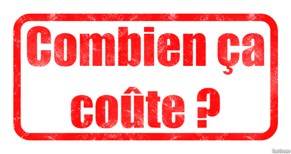 Combien ça coûte ? Efekt tekstowy