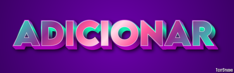 Adicionar Text effect