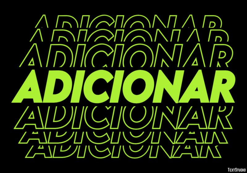 Adicionar Text effect