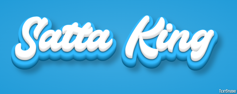 Satta King Efeito de texto