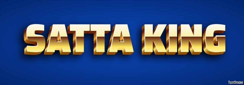 Satta King Efeito de texto