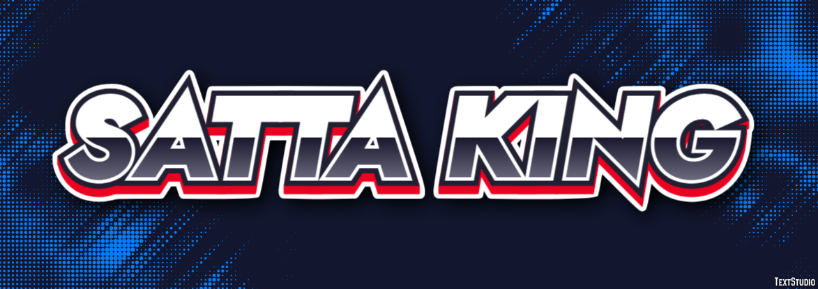 Satta King Efeito de texto