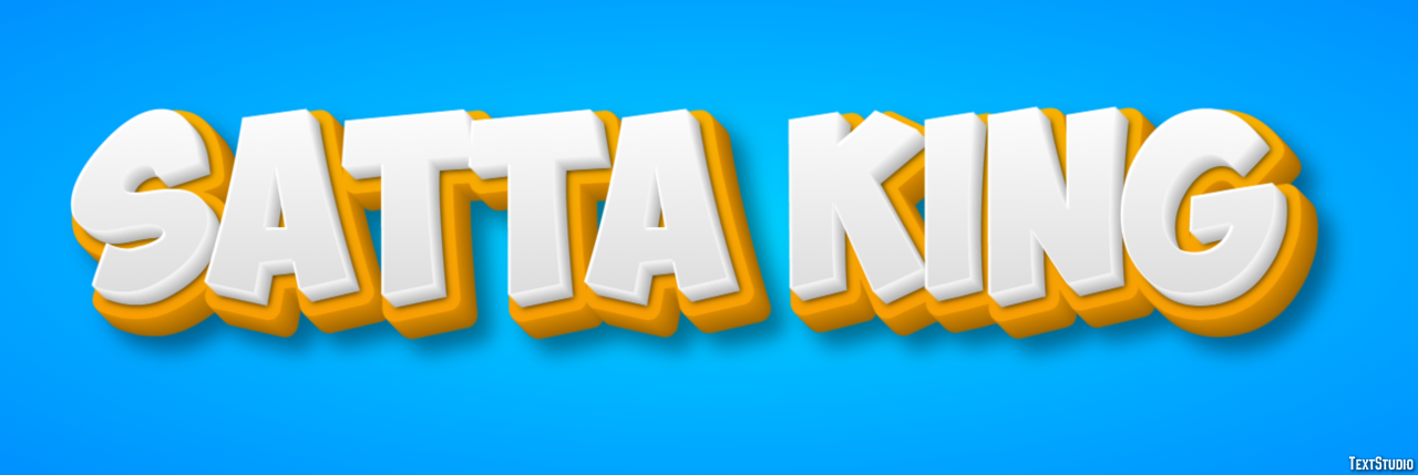 Satta King Efeito de texto