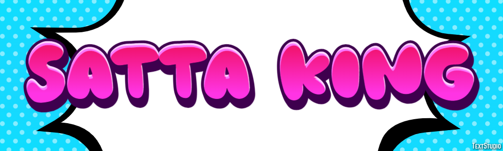 Satta King Efeito de texto