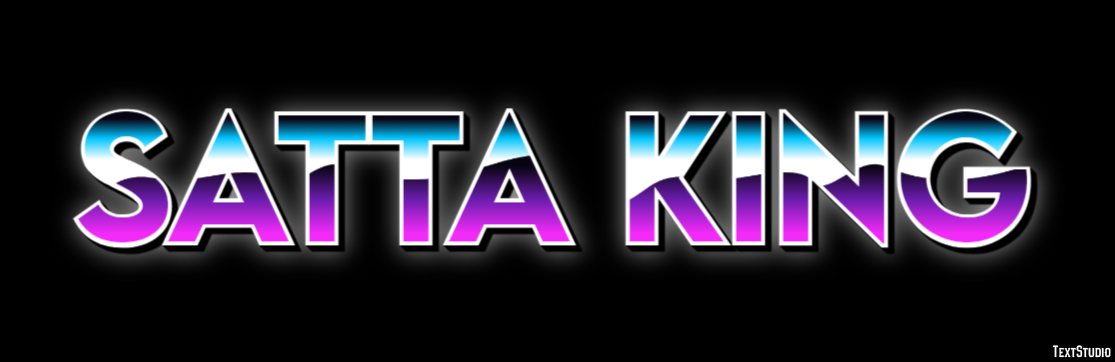 Satta King Efeito de texto