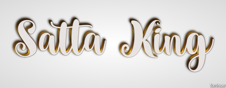Satta King Efeito de texto