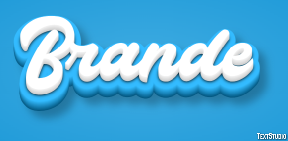 Brande Tekst Effect