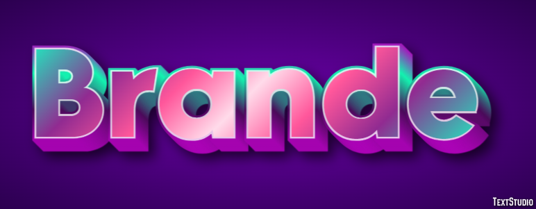 Brande Text effect