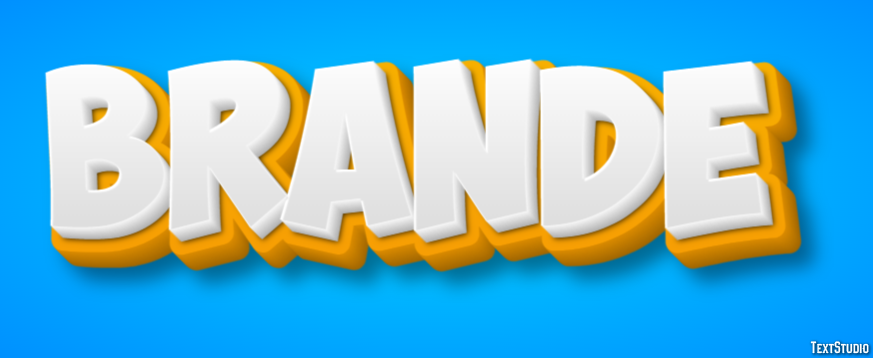 Brande Effetto testo