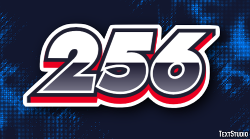 256 Text Effect