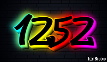 1252 Text effect