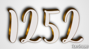 1252 Text effect